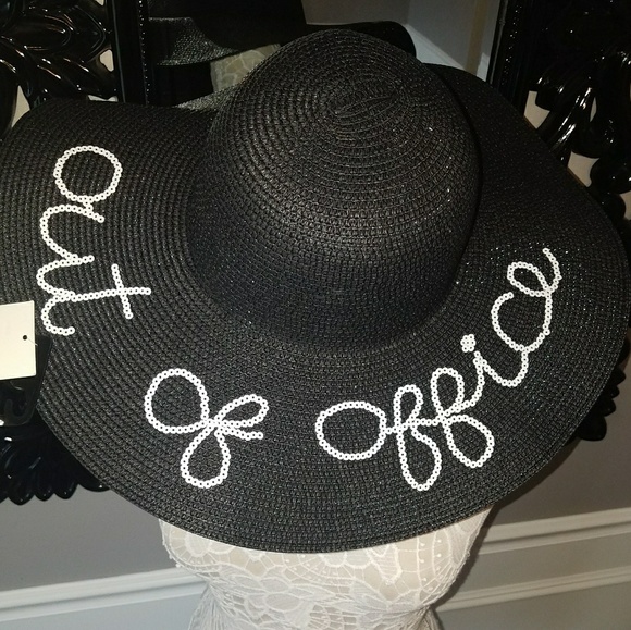 Nicole Marciano Accessories - NWT Nicole Marciano OUT OF OFFICE Wide Brimmed Hat Nicole Marciano Accessories - NWT Nicole Marciano OUT OF OFFICE Wide Brimmed Hat